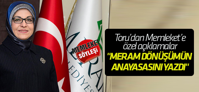 "Meram dönüşümün anayasasını yazdı"