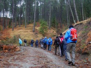 Beyşehir'de doğa yürüyüşü