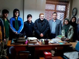Enderunlu öğrenciler Konya Çelebisi Hasan Çopur’la hasbihal etti