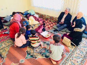 Başkan Yıldız, Suriyeli aileye konuk oldu
