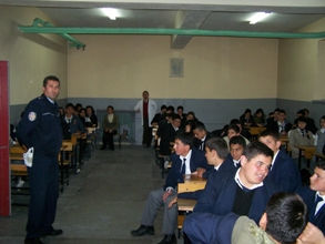 Öğrencilere trafik eğitimi