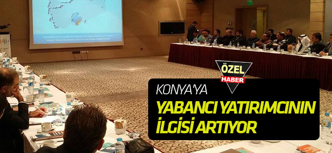 Konya'ya yabancı yatırımcının ilgisi artıyor