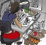 Başbakan yine mizah dergilerinde