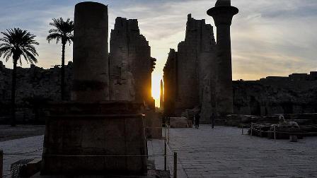 Mısır'daki üç tapınağa kış güneşi vurdu