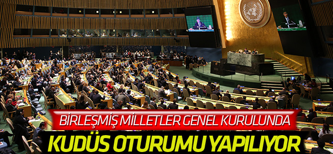 BM Genel Kurulu'nda Kudüs oturumu yapılıyor