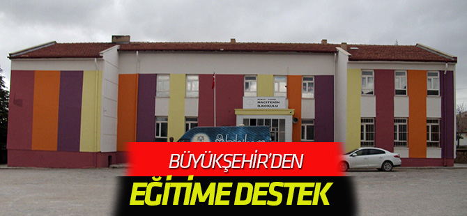 Konya Büyükşehir Belediyesi'nden eğitime destek