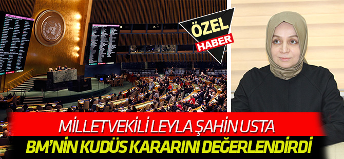 Kudüs tasarısı ABD’nin tehditlerine rağmen BM’de kabul edildi