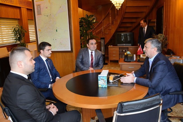 Ülkü Ocaklarından Başkan Akyürek'e ziyaret