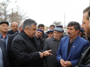 Başkan Özgüven Belkaya ve Kutören'deydi