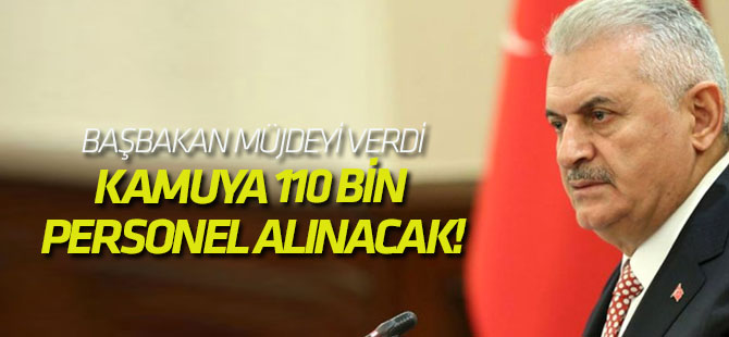 Kamuya 110 bin personel alınacak!