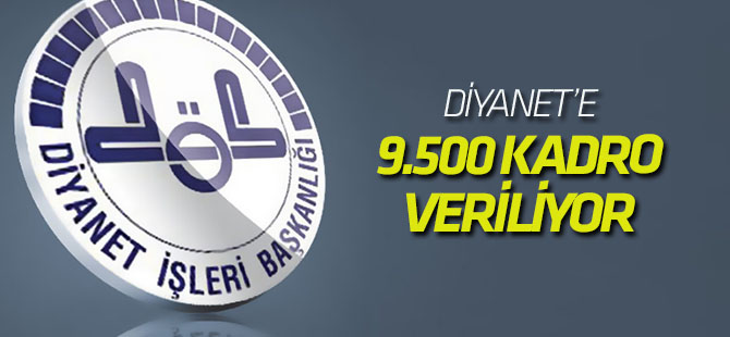 Binali Yıldırım, Diyanet'e 9 bin 500 kadro verileceğini söyledi