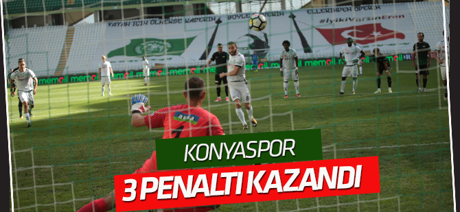 Konyaspor 3 penaltı kazandı