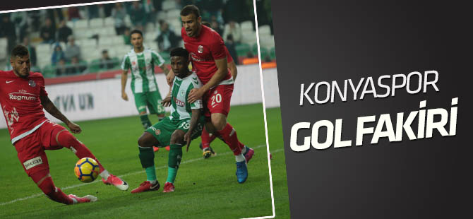 Konyaspor gol fakiri