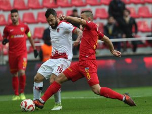 Kayserispor evinde avantajı yakaladı
