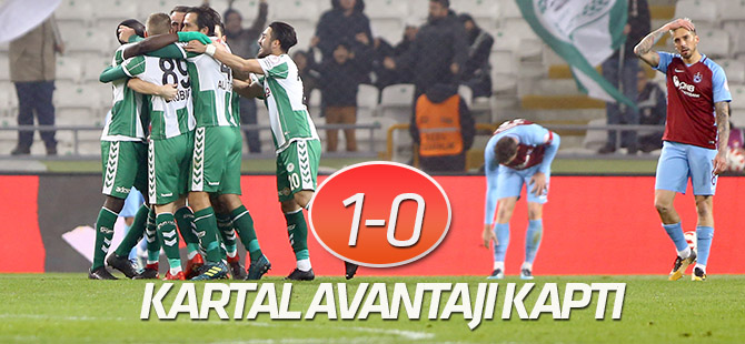 Konyaspor Trabzonspor'u tek geçti:1-0