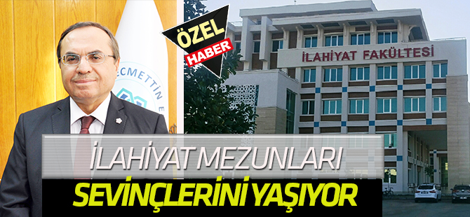 İlahiyat mezunları  Engelleri aştı