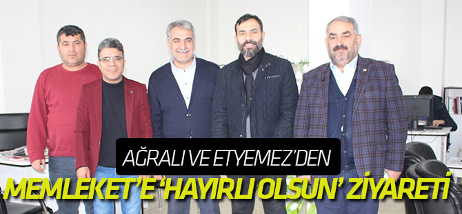 Etyemez ve Ağralı'dan Memleket'e ziyaret