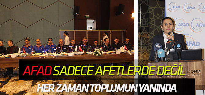 AFAD sadece acil durumda değil  Her zaman vatandaşın yanında