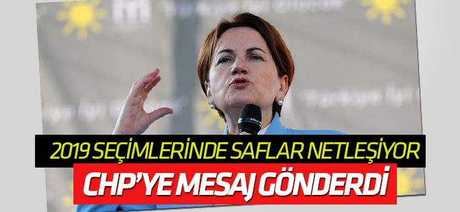 Akşener: CHP'nin adayını destekleyebiliriz
