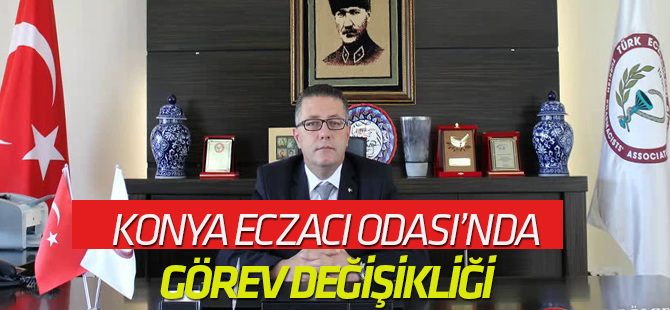 Konya Eczacı Odasında görev değişimi