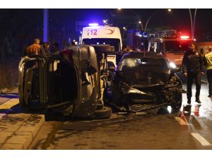 Başkentte trafik kazası: 2 yaralı