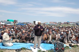 Halkapınar, yağmur duasına çıktı
