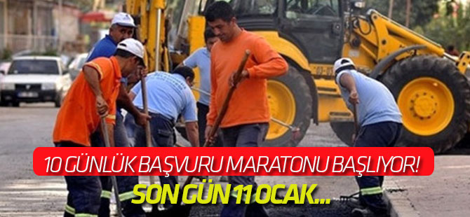 Taşeron işçiler için 10 günlük başvuru maratonu başlıyor!