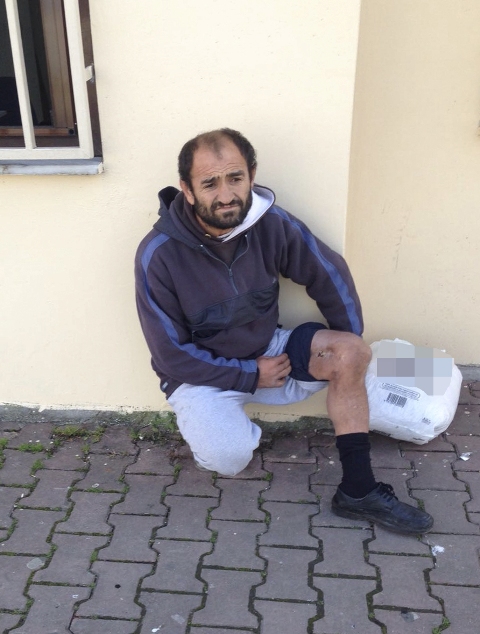 Sahtekâr dilenci yakayı ele verdi