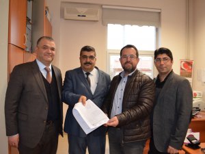 AK Parti Ilgın İlçe Başkanı Erten mazbatasını aldı