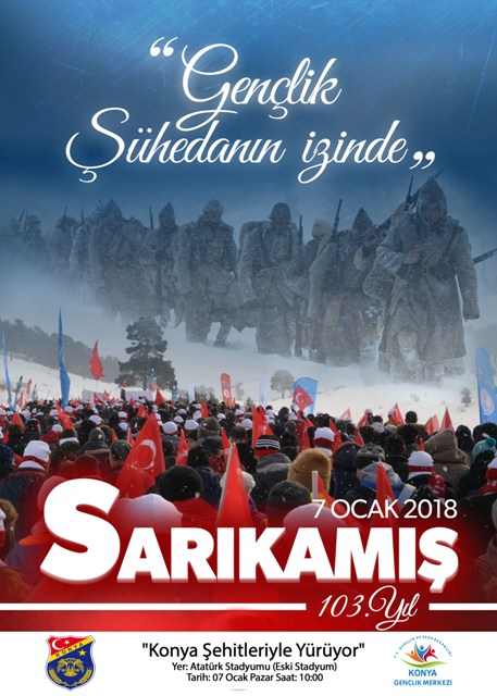 Konya, Sarıkamış Şehitleri İçin Yürüyecek