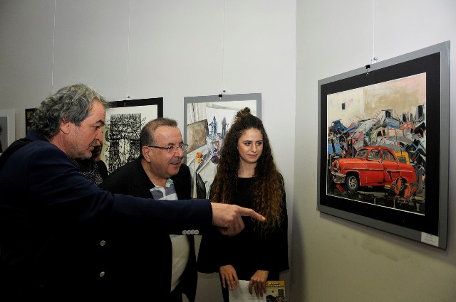 SÜ’de PonART Resim Yarışmaları Sergisi açıldı