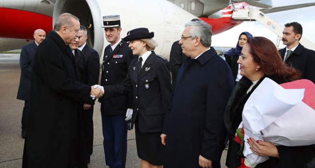 Cumhurbaşkanı Erdoğan, Fransa’da