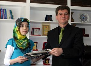 Merve Ergül ödüllendirildi