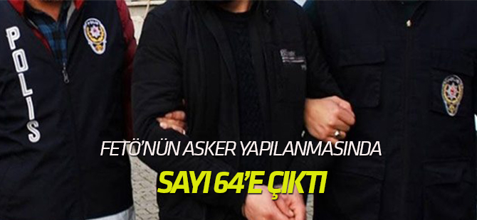 FETÖ'nün "askeri mahrem yapılanması"na operasyon