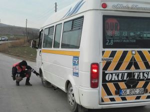 Beypazarı'nda öğrenci servislerine denetim