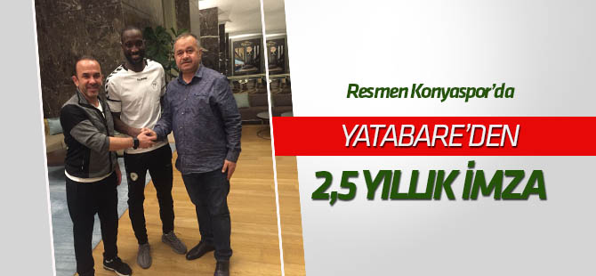 Yatabare'den Konyaspor'a 2,5 yıllık imza