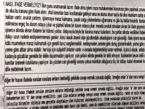 FETÖ'nün "inkar taktiği" talimatını içeren not askeri hakimden çıktı