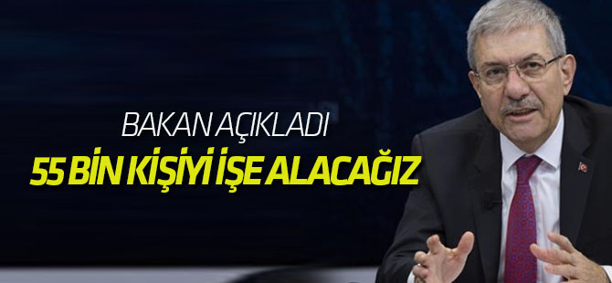 Bakan Demircan: 55 bin kişiyi işe alacağız