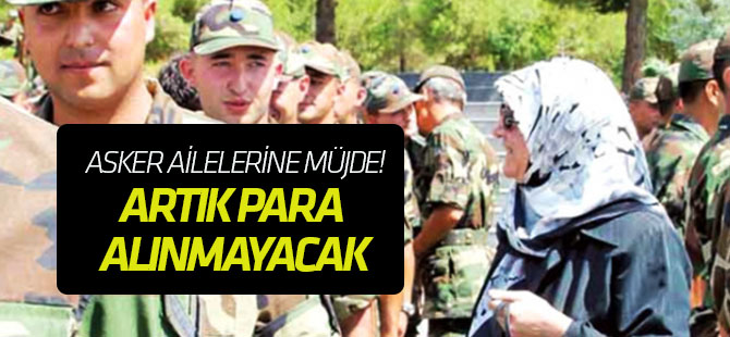 Asker ailelerinden mektup ve kargo parası alınmayacak