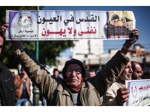 Gazze'de Kudüs protestoları