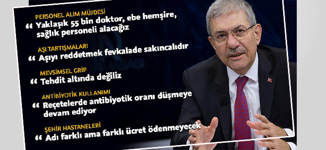 Sağlık Bakanı Demircan'dan 'aşı' açıklamasıu