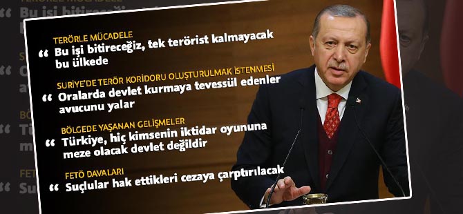 Erdoğan'dan çok sert açıklamalar