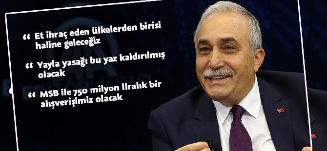 Fakıbaba: Türkiye et ihraç eden bir ülke olacak