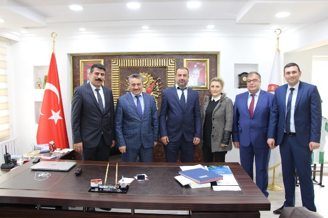 Esnaf Sanâtkarlar Odası Başkan Adayı Gedik,Başkan Tutal’ı Makamında Ziyaret Etti