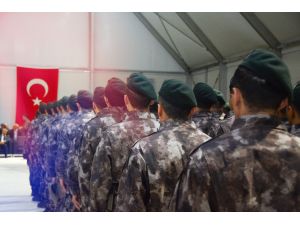 Özel harekat polislerinin mezuniyet heyecanı