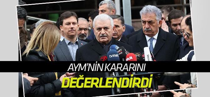 Yıldırım: Her karar üzerinden mahkemelerimizi hırpalamak doğru değil