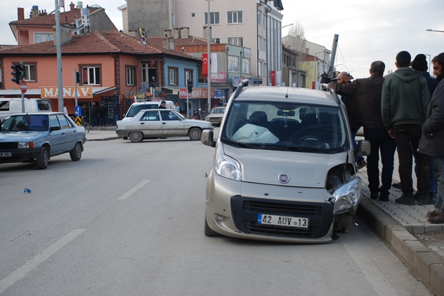 Ilgın’da trafik kazası: 1 yaralı