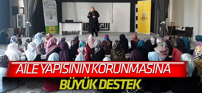 Aile Yapısının Korunmasına Katkı Sağlıyoruz