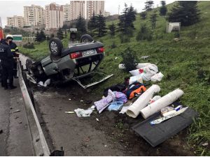 Anadolu Otoyolu'nda trafik kazası: 2 yaralı