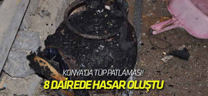 Konya'da Tüp Patlaması